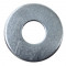 Rondelle Plate 8mm Large Acier Zingu&eacute; 8x22x1.2 fabrication France - Lot de 10