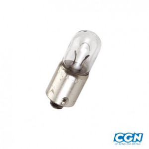Ampoule 12V 4W BA9S T8.5 blanche T&eacute;moin Cligno Feu Arri&egrave;re Cyclo - Osram