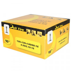 Chambre &agrave; Air 16 Pouces 4.50 a 5.10x16 120-90x16 a 140-90x16 Deli Tire Valve TR4