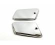 Porte / Couvercle de Boite a Outils Chrome Mobylette MBK Motob&eacute;cane AV88 AV89 et Motoconfort 85 88 89 (Paire) 