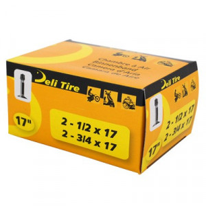 Chambre &agrave; Air Cyclo 17 Pouces 2-1/2x17 - 2-3/4x17 VS Deli Tire Valve Schrader (Unit&eacute;)
