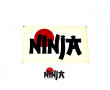 Autocollant Thermique Ninja pour Silencieux Alu - NOS Stock D'&eacute;poque