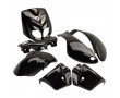Carrosserie Scooter Peugeot Trekker TKR 2007-> Noir Brillant (KIT 7 pieces)