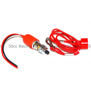 Coupe Circuit Moteur JDRacing Cyclo Scooter Moto 2T Universel Comp&eacute;tition Rouge (NF)