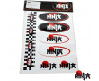Autocollant Ninja Team Planche D&eacute;cors n&deg; 5 Cyclo 7 Stickers NOS