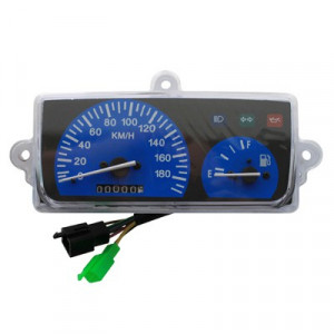 Compteur Scooter MBK Booster 1999➔ 2003 spirit Replay Bleu 180Kmh (3 connections)