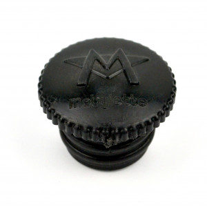 Bouchon Reservoir Plastique Noir Mobylette MBK Motob&eacute;cane Motoconfort 40 50 - &Oslash;30mm Mobylette