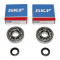 Kit Roulement Vilebrequin + Joint Spi MBK 51 41 88 Motob&eacute;cane - 16x42x13(6302QR ACIER SKF C3)