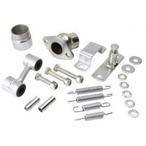 Rotule de Pot Doppler ER1 Peugeot 103 RCX / SPX + Kit de Fixation Bras Carr&eacute; (Biellette + Patte)
