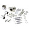Kit Fixation Pot Doppler ER1 Peugeot 103 RCX / SPX (Bras Carré) + Rotule et Patte