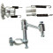 Kit Fixation Pot Doppler ER1 Peugeot 103 SP / MVL (Bras Rond) + Rotule et Patte