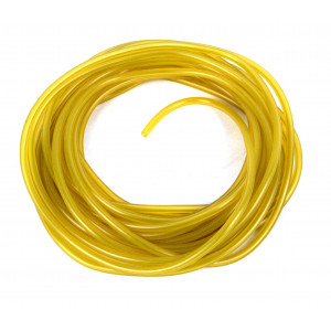 Durite Essence 3mm 3x6 Jaune Translucide Silicone Souple JDRacing - Au m&egrave;tre