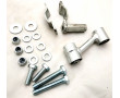 Biellette de Pot Doppler Compl&egrave;te MBK 51 / Peugeot 103 RCX SPX Bras Carr&eacute; - Patte de Fixation (Ent. 65mm)