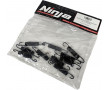 Sachet de 10 Ressort de Pot Universel Ninja Omega Cyclo Scooter Moto &Oslash;11 L69mm