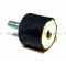 Silentbloc Male Femelle - &Oslash; 25x20 - M6x18 / M6 - DurEt&eacute; 60 Shore (unit&eacute;)