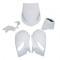 Carrosserie Complète Scooter Piaggio Zip 2000-> Blanc (Kit 5 pièces)