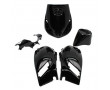 Carrosserie Compl&egrave;te Scooter Piaggio Zip 2000-> Noir (Kit 5 pi&egrave;ces)