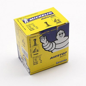 Chambre &agrave; Air 16 Pouces 2.50x16 - 2.75x16 - 80-80x16 - 90-80x16 Michelin 16MD Valve TR4