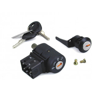 Contacteur a Cl&eacute; Neiman Scooter Peugeot Buxy Speedake Zenith Fox + Serrure de Selle