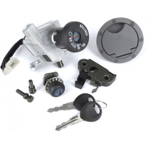 Contacteur a Cl&eacute; Neiman Scooter MBK Nitro Aerox 2003➔ + Serrure de Selle + Bouchon R&eacute;servoir (3 fils) -Qualit&eacute; Origine-