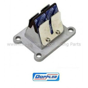 Clapet Moto 50cc Derbi Euro 2-3 GPR/Senda/Gilera SMT Doppler ER2 Racing (Alu Vulcanis&eacute; / Lamelles Fibre)
