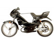 Stylo retouche Peinture Noir Paillet&eacute; "BLACK 2" MBK Motob&eacute;cane BL2 / Yamaha 4B (Jeu 2x12ml)