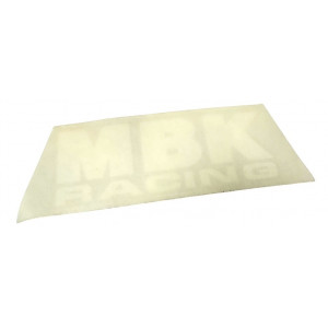 Autocollant MBK RACING Blanc - Magnum Racing XR F1 Assistance / Millenium - Lettrage 80x30mm