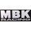 Autocollant MBK RACING - Embl&ecirc;me MBK 51 Magnum Racing 68x26mm