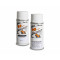 Bombe Peinture Noir Pailleté "BLACK 2" MBK Motobécane BL2 / Yamaha 4B (Kit Spray 2x150ml)