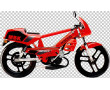 Bombe Peinture Rouge "CHAPPY RED" MBK CPR / Yamaha E1 (Spray 400ml)