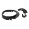 Cache Courroie / Protection Variateur Noir Complet MBK 51 Super / 881 / Motob&eacute;cane 88 / 85 / 89 (Avec pattes)