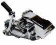 Kick Complet Alu Chrom&eacute; avec Platine Cyclo MBK Phenix / adaptable MBK 51 AV10 Kansas Dakota