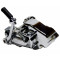 Kick Complet Alu Chrom&eacute; avec Platine Cyclo MBK Phenix / adaptable MBK 51 AV10 Kansas Dakota