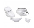 Carrosserie Scooter Replay Design Edition MBK Booster Bw's 2004-> Blanc Brillant (KIT 4 pieces Livrer avec KIT Eclairage)