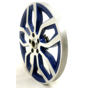Poulie Alu Bleu MBK 51 / Peugeot 103 - Pignon 11 D&eacute;montable
