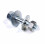 Boulon Axe Sup&eacute;rieur Amortisseur Arri&egrave;re avec &Eacute;crou MBK Motob&eacute;cane AU AV 85 88 89 &Oslash;8x100 Lg 56mm