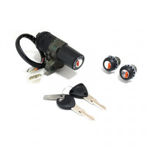 Contacteur a Cl&eacute; Neiman Moto 50cc Derbi Senda SM / R➔ 2002 / Gilera SMT 2003➔ 2006 + Kit 2 serrure Complet (5+1Fil)