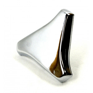 Bouchon R&eacute;servoir Chrom&eacute; 3 Branches Mobylette Motob&eacute;cane Motoconfort Sp&eacute;ciale 98 94 TT SPTT C75 D75 -&Oslash;40 mm
