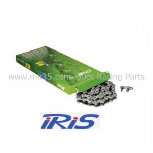 Chaine Cyclo 415 Iris RX Racing Super Renforc&eacute;e + Att. Rapide // Longueur au choix