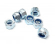 &Eacute;crou Frein M7 Acier Zingu&eacute; Pour Vis Carter Moteur Cyclo MBK 51 (lot de 10)