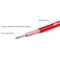 Fil antiparasite Bobine Haute Tension 7mm Souple Rouge Malossi Racing - Au mètre