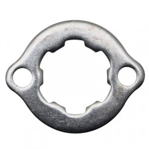 Plaquette de Maintient / Clips Pignon Derbi Entraxe 24mm, 2 Trous 5mm