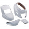 Carrosserie Scooter MBK Booster Bw's 2004-> Blanc Brillant (KIT 4 pieces)