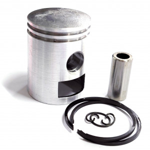 Piston Mobylette Motob&eacute;cane Motoconfort AV7 MBK 51 AV10 Jupe Ferm&eacute;e - Segment Remont&eacute;