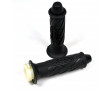Paire de Poign&eacute;es Domino MBK 51 Magnum Racing XR / Roadster Noir Origine NOS