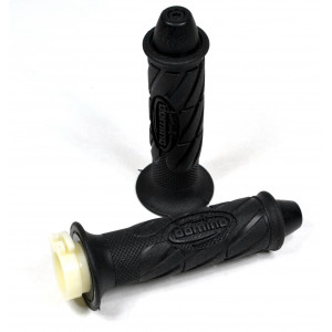 Rev&ecirc;tement de Poign&eacute;e Domino MBK Magnum XR Roadster Hard Rock 97 - Origine (Paire)