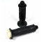 Paire de Poign&eacute;es Domino MBK 51 Magnum Racing XR / Roadster Noir Origine NOS