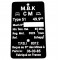 Plaque Constructeur MBK 51 Motob&eacute;cane CM 37x61 Tous Type Mine 8312 // mod&egrave;le au choix