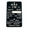 Plaque Constructeur MBK 51 Motobécane CM 37x61 Tous Type Mine 8312 // modèle au choix