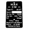 Plaque Constructeur MBK 51 Motobécane CM 37x61 Tous Type Mine 8312 // modèle au choix